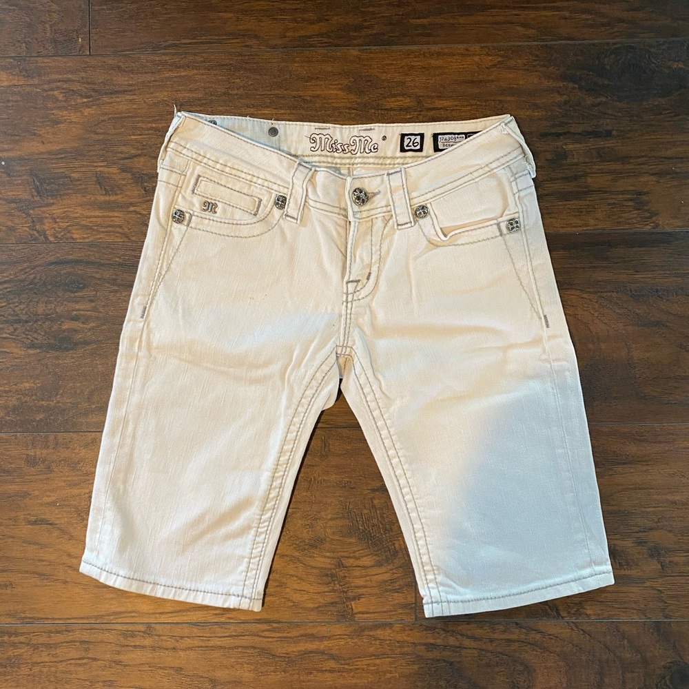 Miss Me Bermuda Length shorts